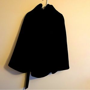 HOST PICK💕Calvin Klein Women's Tope Cloak 0X/1X Jacket Black Winter Full Zip